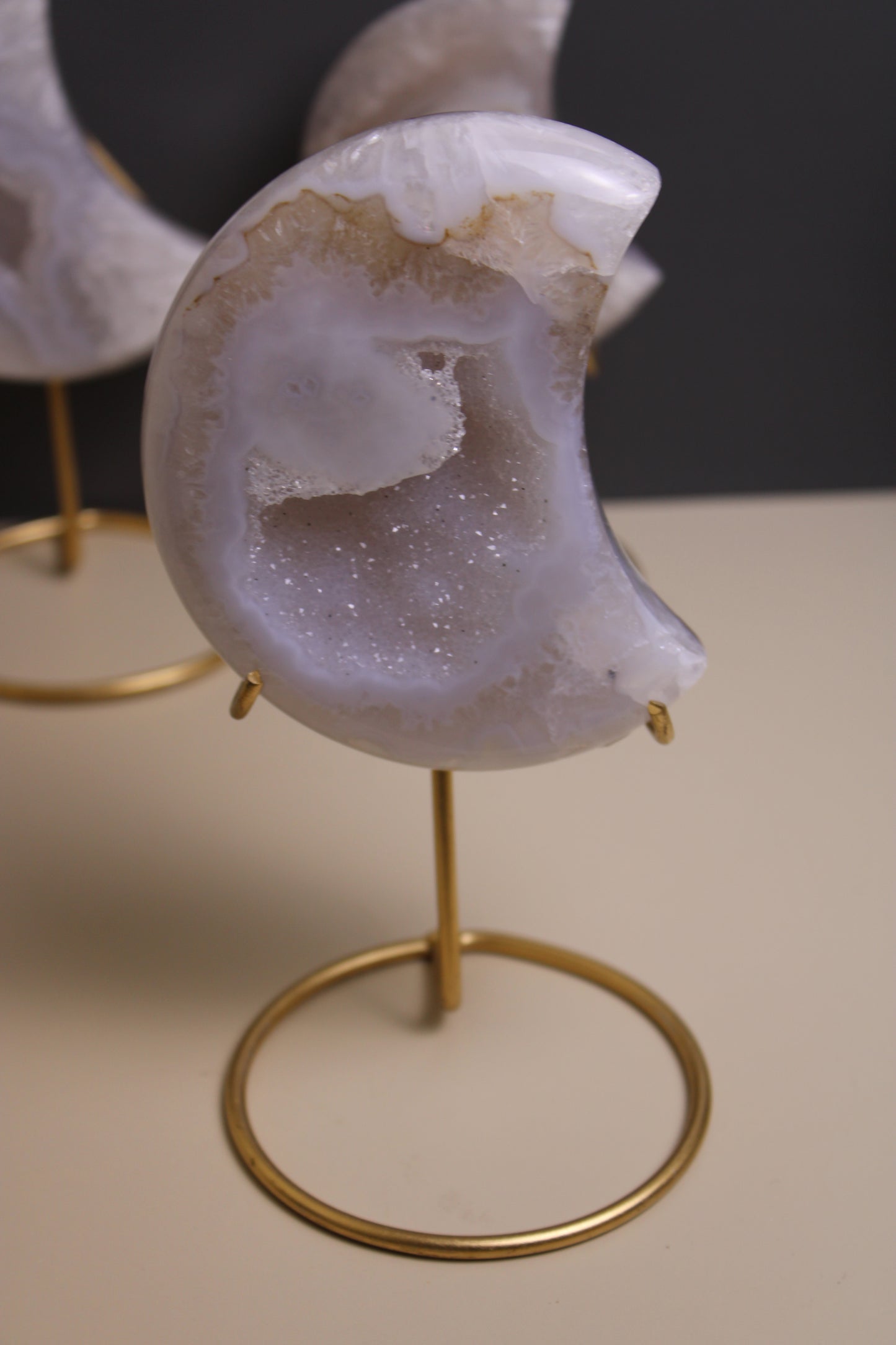 Drusy Agate Moon - AM01