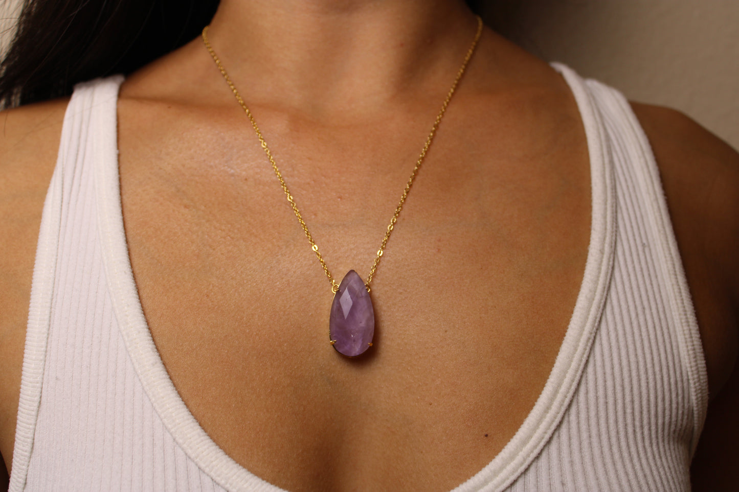 Amethyst - Pendant (Teardrop)