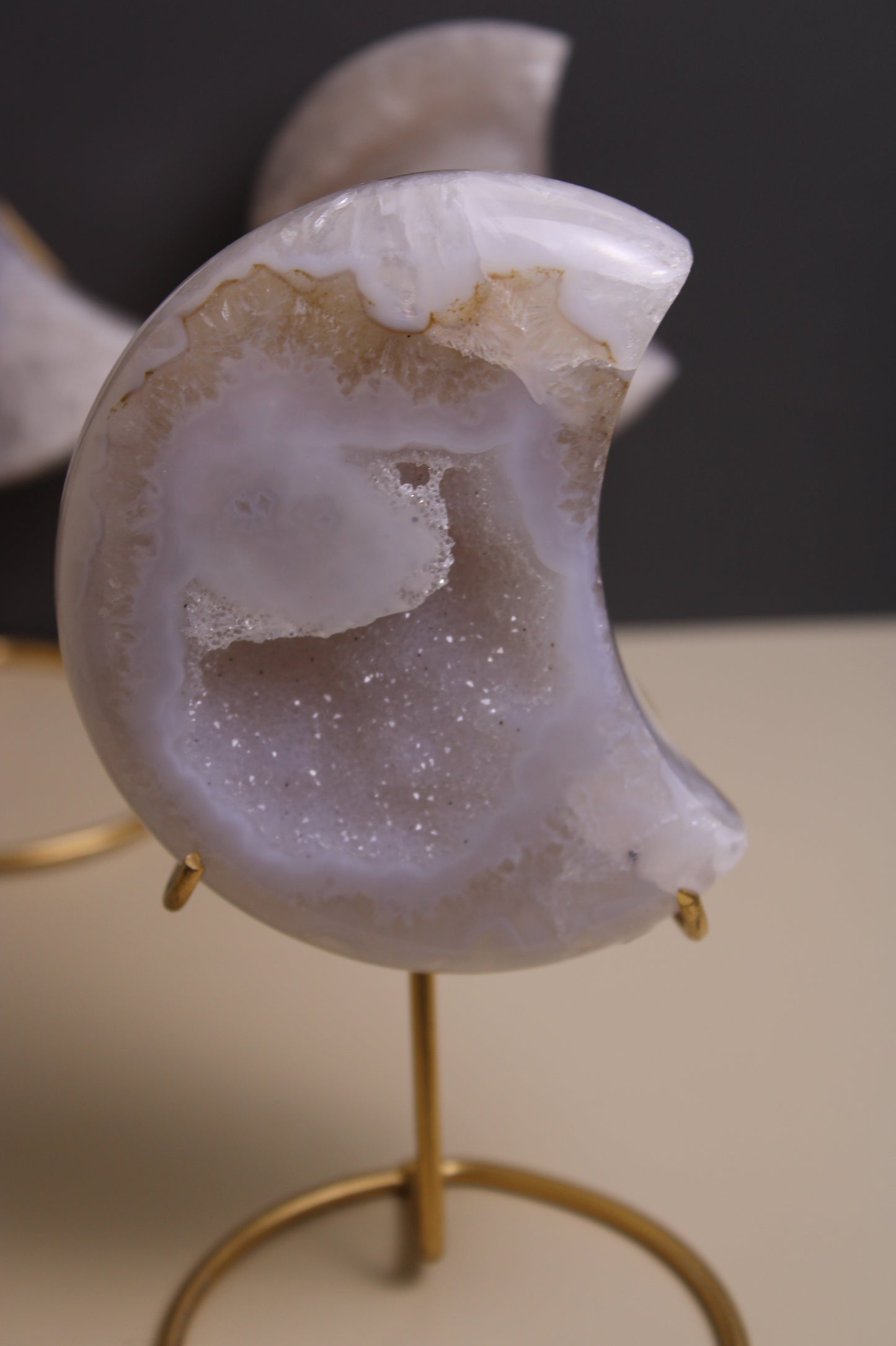 Drusy Agate Moon - AM01