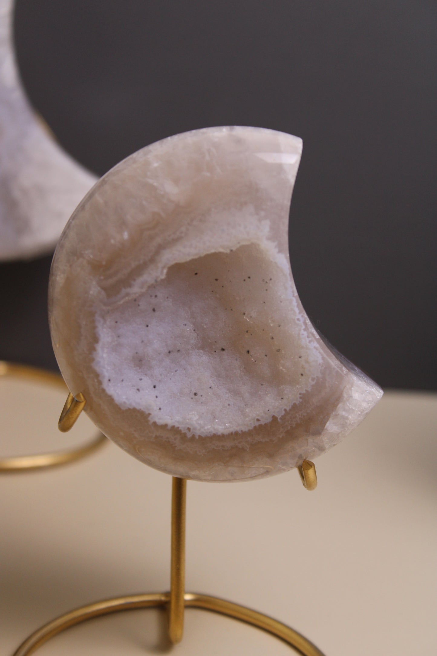 Drusy Agate Moon - AM04