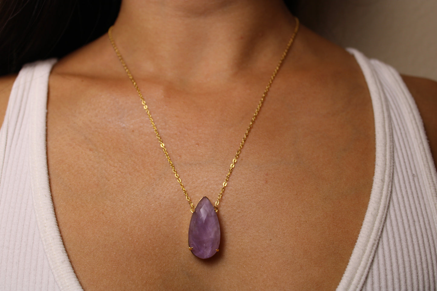 Amethyst - Pendant (Teardrop)