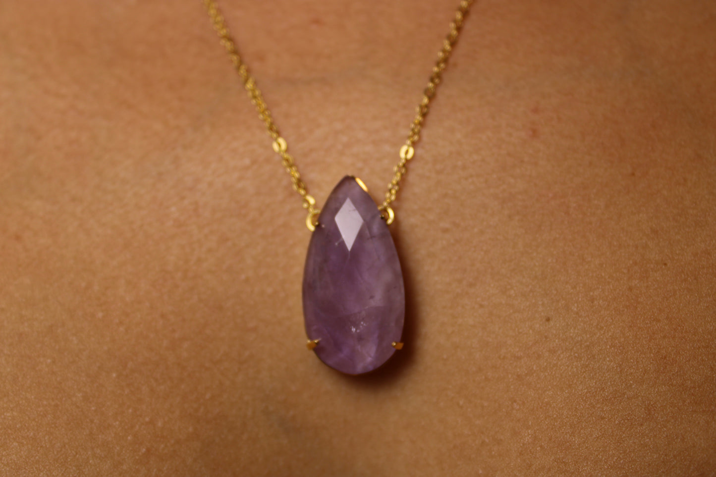 Amethyst - Pendant (Teardrop)