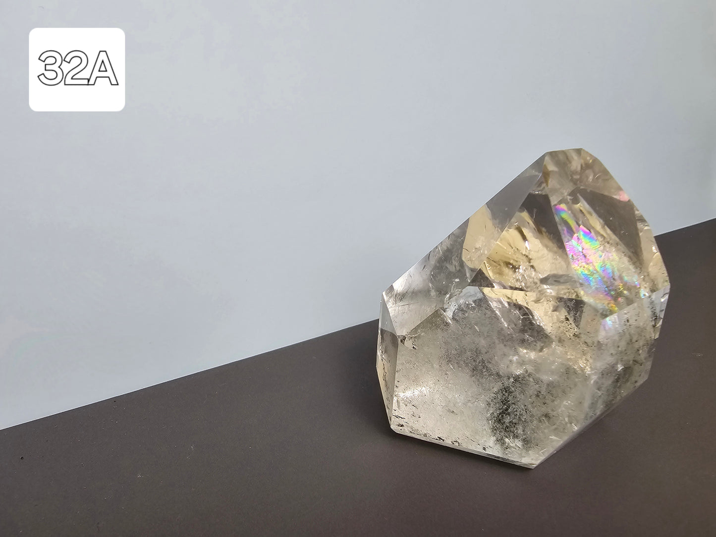 Lemurian Quartz- Inclusions & Rainbows 32A